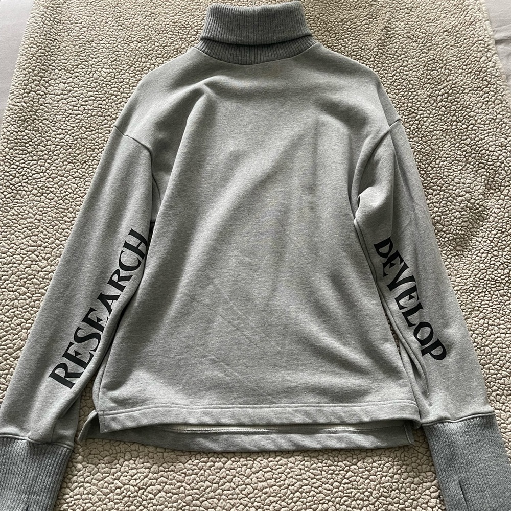 Urban Outfitters Gray Turtle Neck with Thumbholes